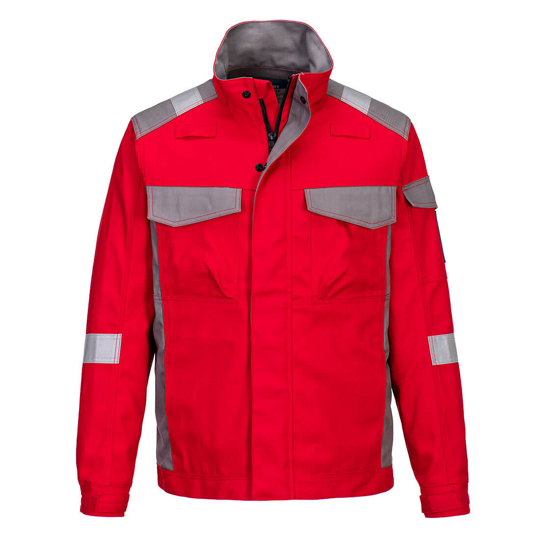 Portwest FR08 Arbeitsjacke – Rot – robust & funktional