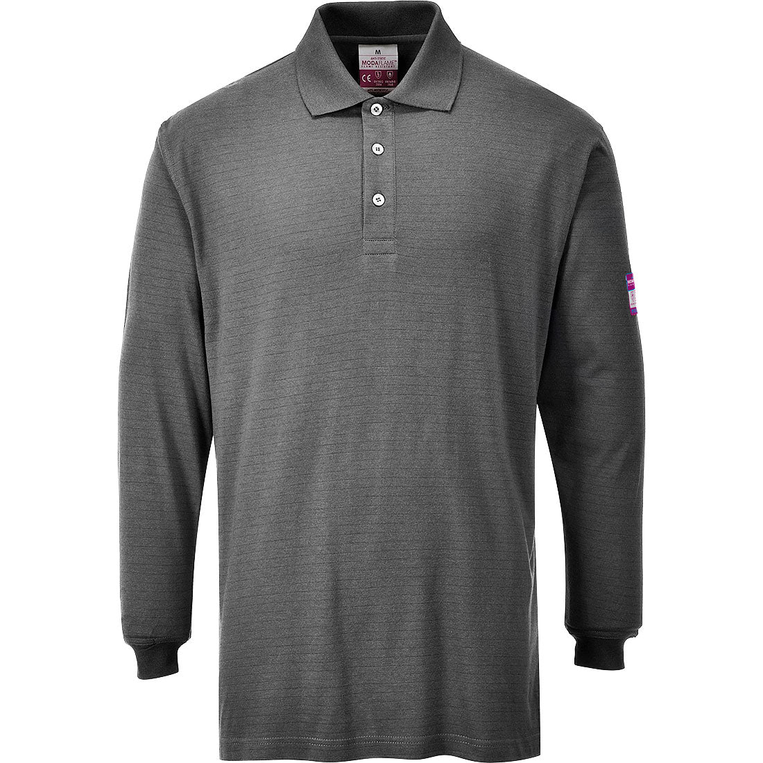 Portwest FR10 Poloshirt – Grau – bequem & funktional