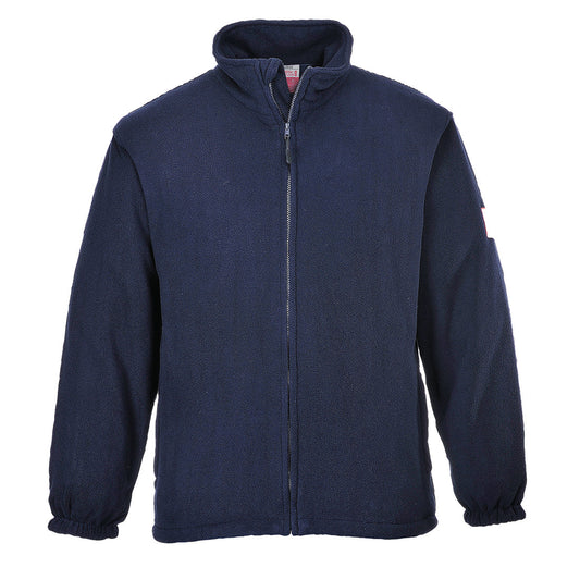 Flammhemmende, antistatische Fleecejacke