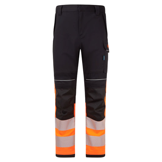 Portwest FR451 Hose – Orange/Schwarz – strapazierfähige Arbeitshose