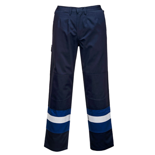 Portwest FR56 Hose – Marine/Royal – strapazierfähige Arbeitshose