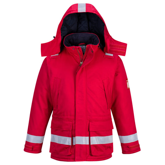 Portwest FR59 Arbeitsjacke – Rot – robust & funktional