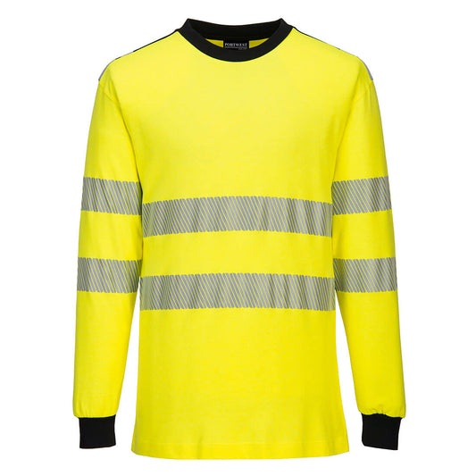 Portwest FR701 Shirt – Gelb/Schwarz – bequem & funktional