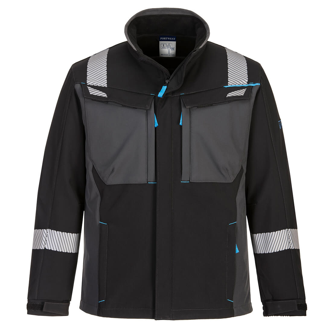 Portwest FR704 Arbeitsjacke – Schwarz – robust & funktional