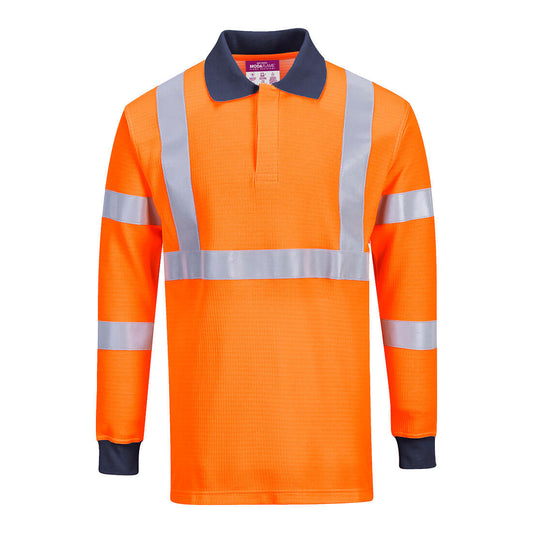 Portwest FR76 Poloshirt – Orange – bequem & funktional
