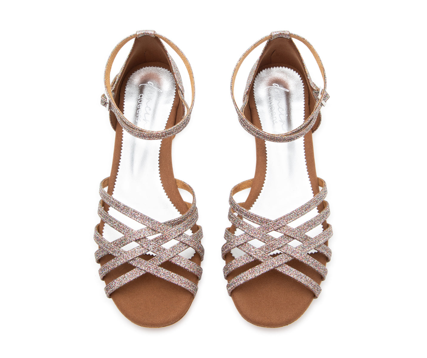 Joy Tanzschuhe in Multiglitter Mikrofaser