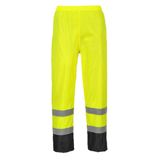 Portwest H444 Hose – Gelb/Schwarz – strapazierfähige Arbeitshose