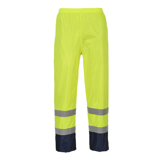 Portwest H444 Hose – Gelb/Marine – strapazierfähige Arbeitshose