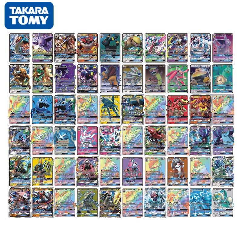 No Repeat Pokemon Cards Shining TAKARA TOMY Karte Englisches Spiel VMAX MEGA GX EX TRAINER Battle Trading Meistverkauftes Kinderspielzeug Geschenk