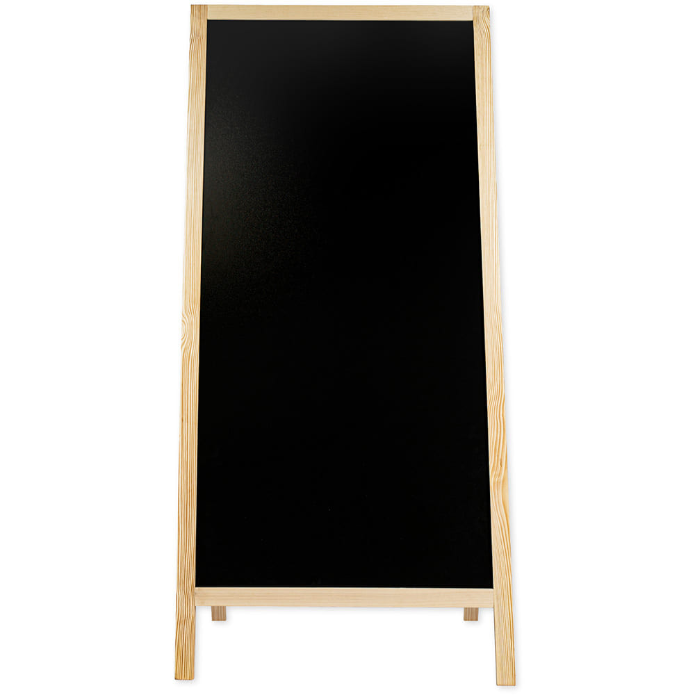XXL Holz Kundenstopper "ColorFrame" 160x72cm, Indoor
