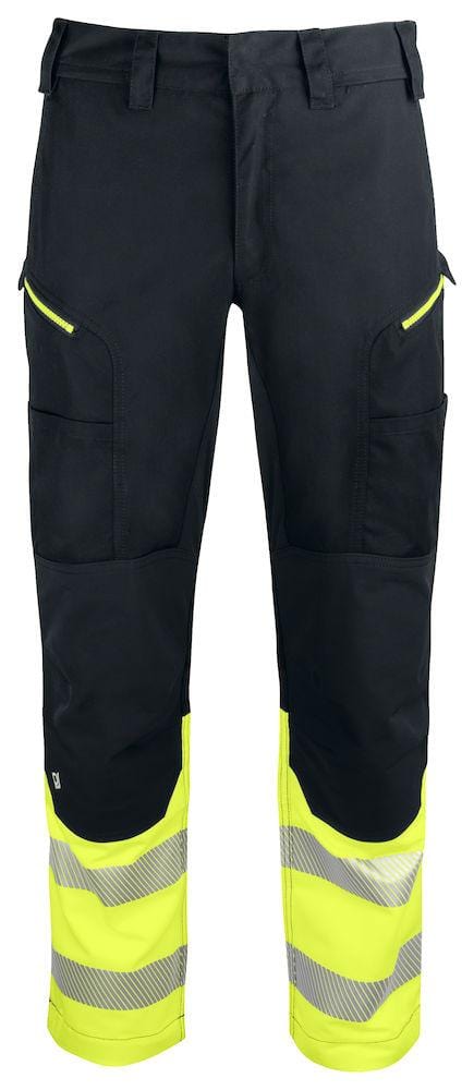 6528 STRETCH ARBEITSHOSE EN ISO 20471 KLASSE 1 MODERNER SCHNITT - WERBE-WELT.SHOP