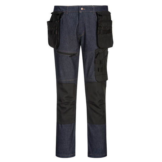 Portwest KX342 Hose – Indigo Blau – strapazierfähige Arbeitshose