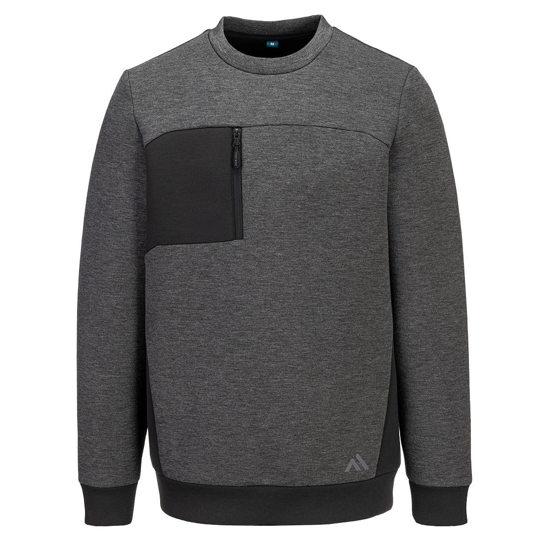 Portwest KX377 Sweatshirt – Metallgrau – bequem & sichtbar