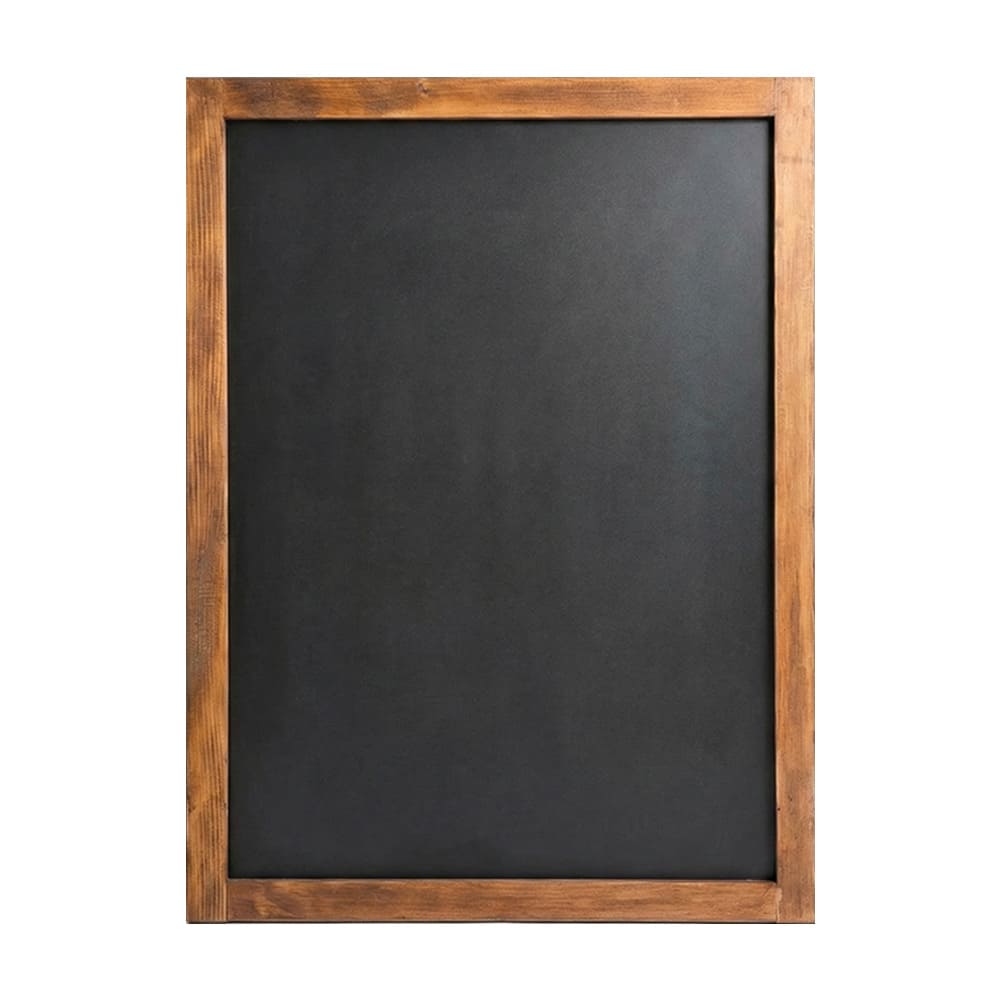 Wandkreidetafel Magnetisch 68x93cm, Holzrahmen Braun - B-Ware / Abverkauf