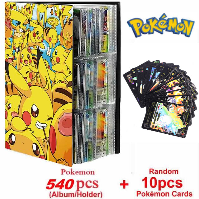 Neues Pokemon Album Buch 540/432 Teile Anime Charaktere Spielkarte Favoriten Pokemon Weihnachtsgeschenk