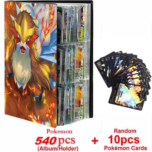 Neues Pokemon Album Buch 540/432 Teile Anime Charaktere Spielkarte Favoriten Pokemon Weihnachtsgeschenk