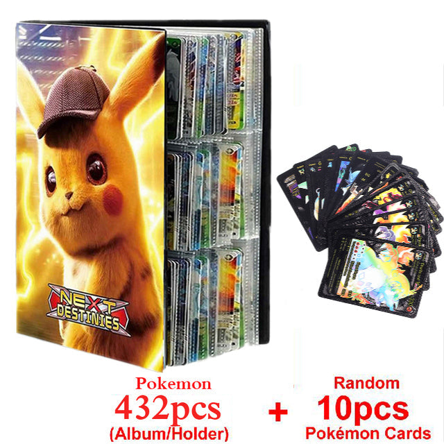 Neues Pokemon Album Buch 540/432 Teile Anime Charaktere Spielkarte Favoriten Pokemon Weihnachtsgeschenk