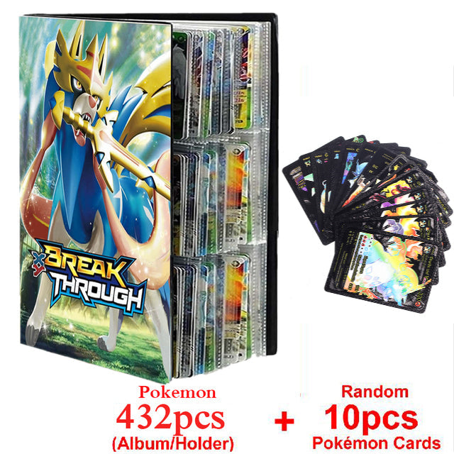 Neues Pokemon Album Buch 540/432 Teile Anime Charaktere Spielkarte Favoriten Pokemon Weihnachtsgeschenk