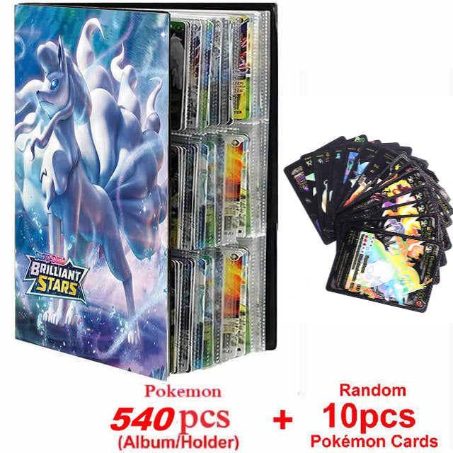 Neues Pokemon Album Buch 540/432 Teile Anime Charaktere Spielkarte Favoriten Pokemon Weihnachtsgeschenk