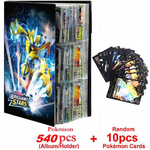 Neues Pokemon Album Buch 540/432 Teile Anime Charaktere Spielkarte Favoriten Pokemon Weihnachtsgeschenk