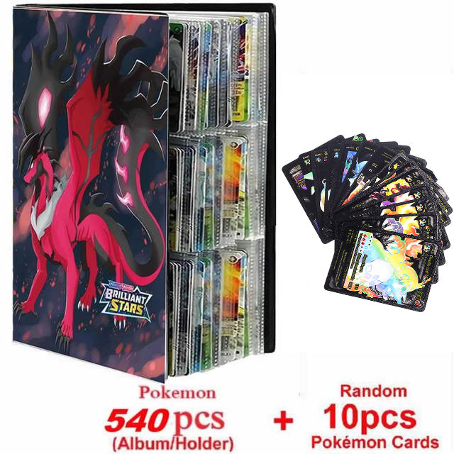 Neues Pokemon Album Buch 540/432 Teile Anime Charaktere Spielkarte Favoriten Pokemon Weihnachtsgeschenk