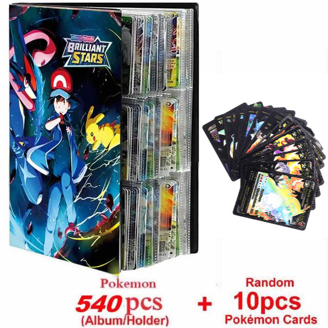 Neues Pokemon Album Buch 540/432 Teile Anime Charaktere Spielkarte Favoriten Pokemon Weihnachtsgeschenk
