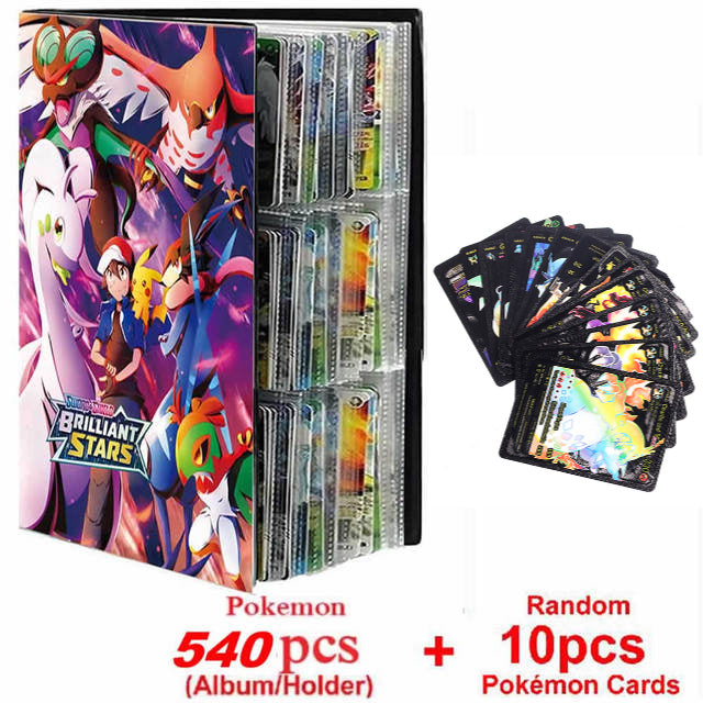Neues Pokemon Album Buch 540/432 Teile Anime Charaktere Spielkarte Favoriten Pokemon Weihnachtsgeschenk