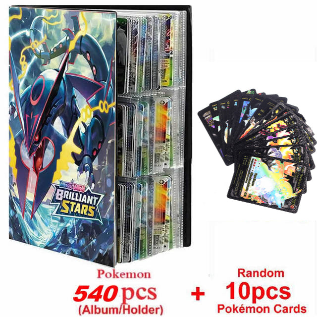 Neues Pokemon Album Buch 540/432 Teile Anime Charaktere Spielkarte Favoriten Pokemon Weihnachtsgeschenk