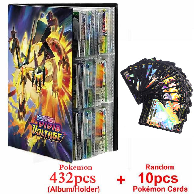 Neues Pokemon Album Buch 540/432 Teile Anime Charaktere Spielkarte Favoriten Pokemon Weihnachtsgeschenk