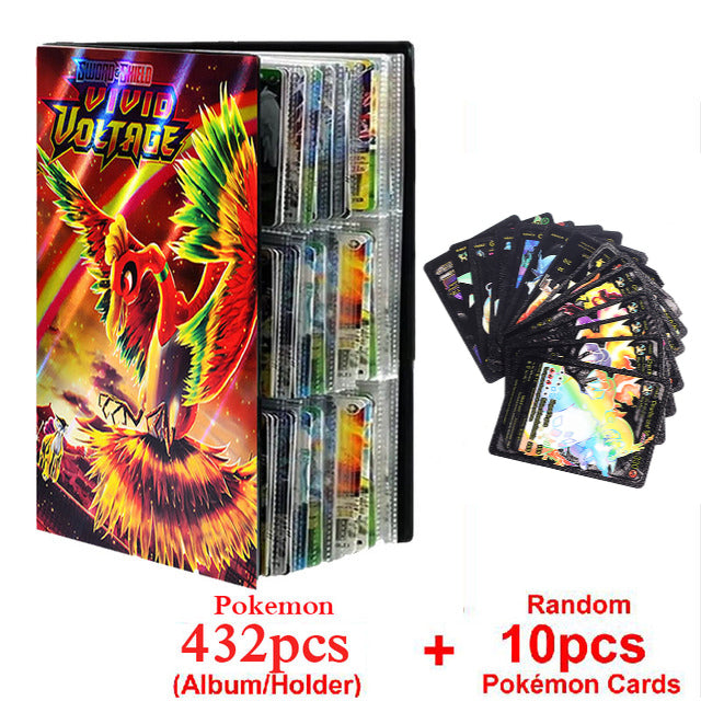 Neues Pokemon Album Buch 540/432 Teile Anime Charaktere Spielkarte Favoriten Pokemon Weihnachtsgeschenk