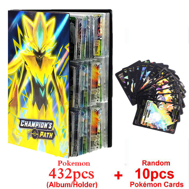 Neues Pokemon Album Buch 540/432 Teile Anime Charaktere Spielkarte Favoriten Pokemon Weihnachtsgeschenk