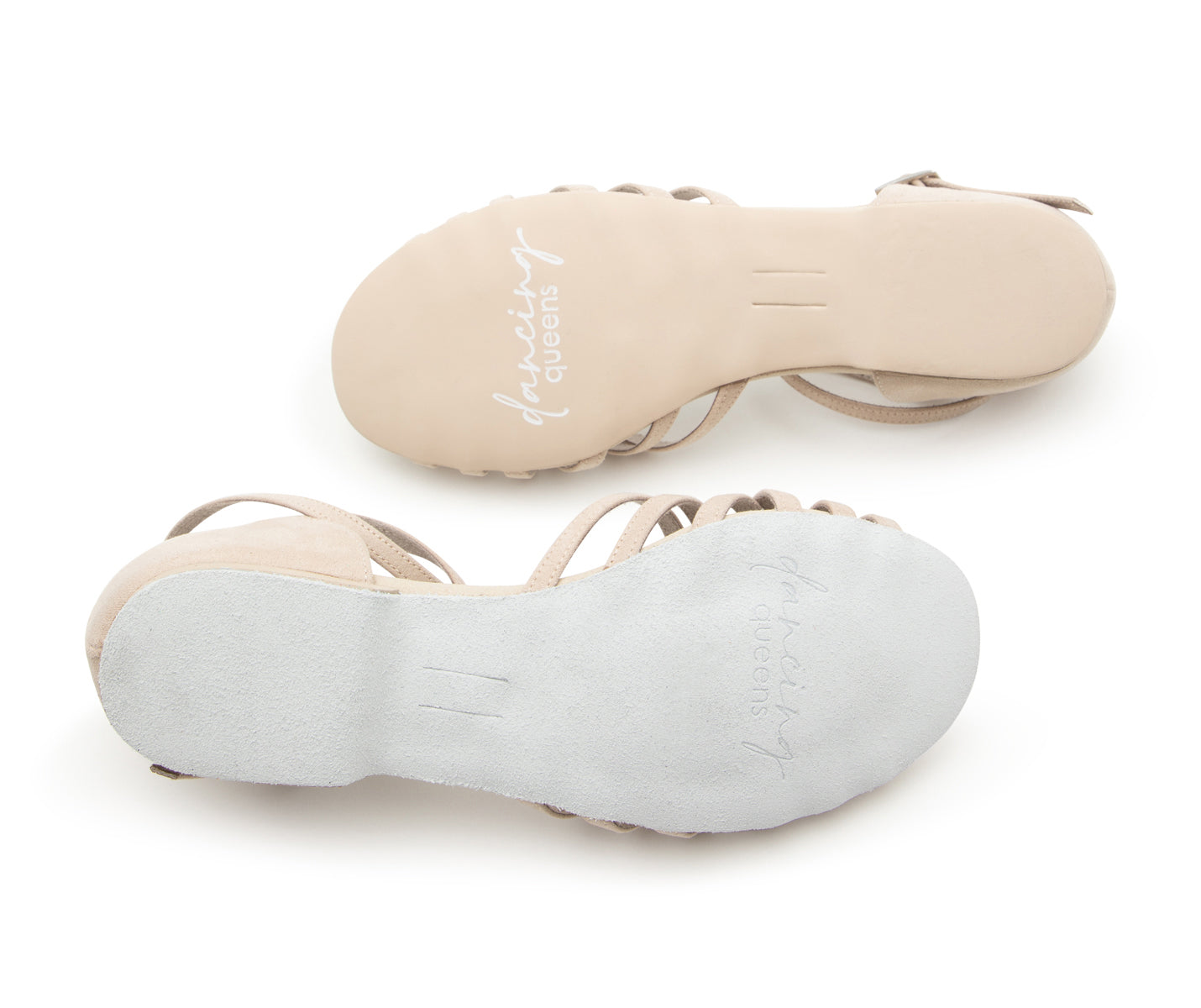 Joy Tanzschuhe in Beige Microfaser