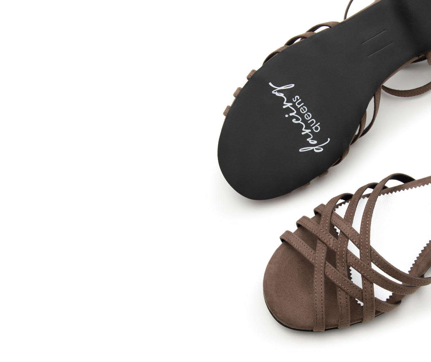 Joy Tanzschuhe in Grau Mikrofaser