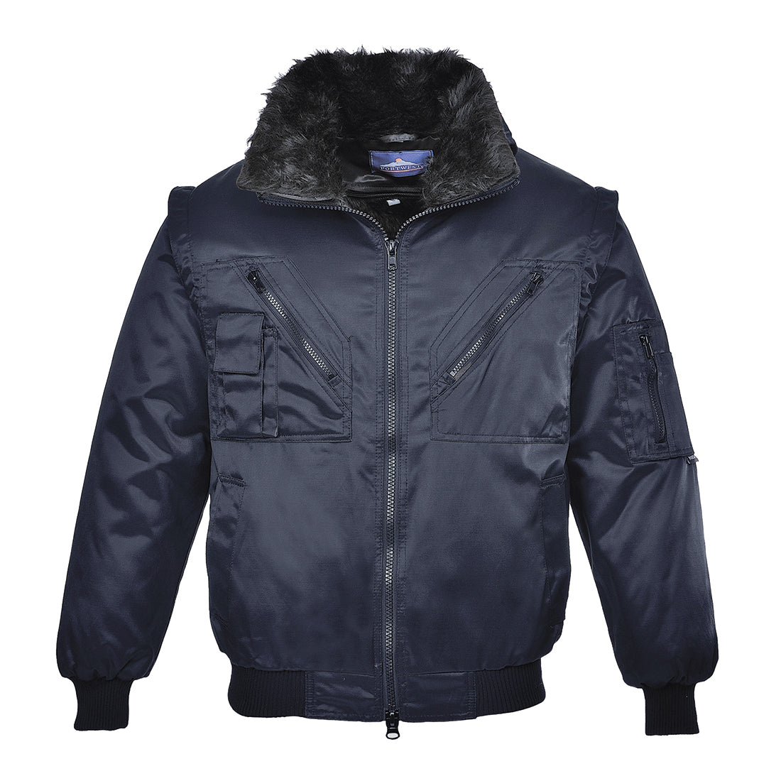 Portwest PJ10 Arbeitsjacke – Marine – robust & funktional