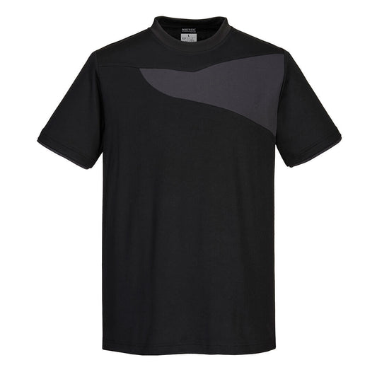 Portwest PW211 Shirt – Schwarz/ZoomGrau – bequem & funktional