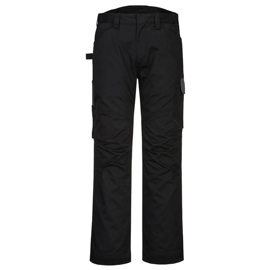Portwest PW240 Hose – Schwarz/ZoomGrau – strapazierfähige Arbeitshose