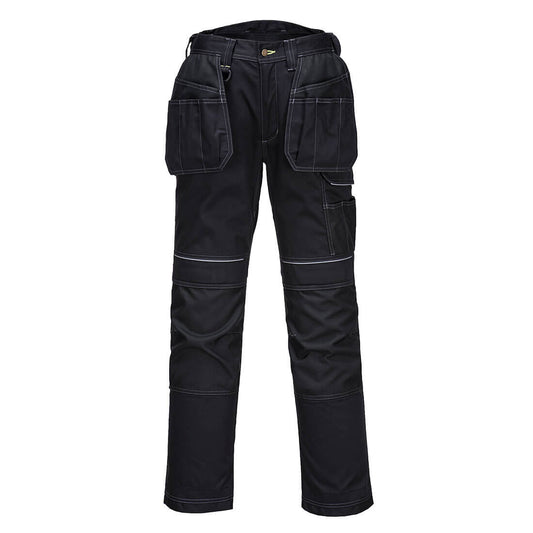 Portwest PW305 Hose – Schwarz – strapazierfähige Arbeitshose