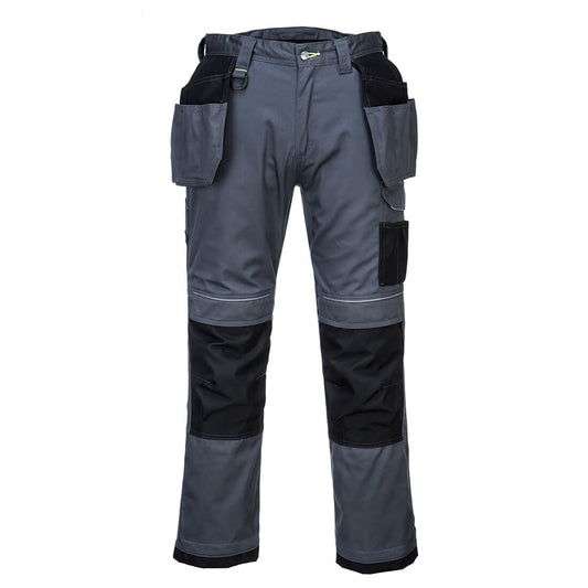 Portwest PW305 Hose – ZoomGrau/Schwarz – strapazierfähige Arbeitshose