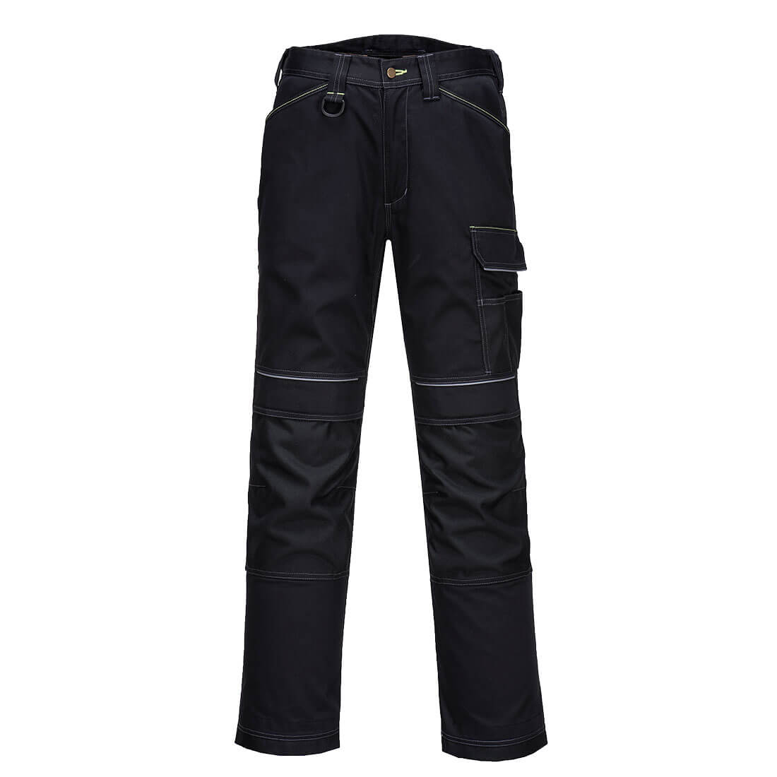 Portwest PW380 Hose – Schwarz – strapazierfähige Arbeitshose