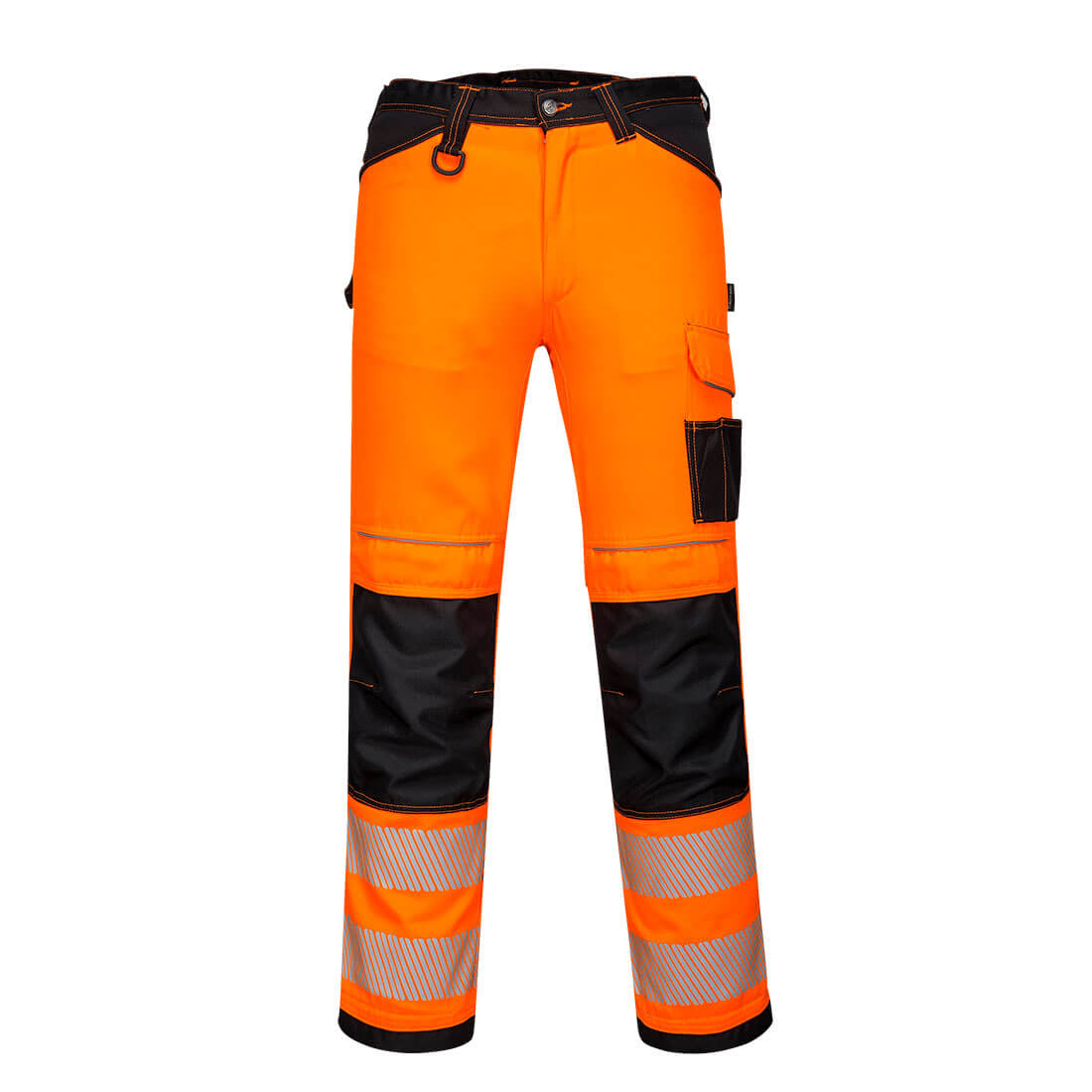 Portwest PW385 Hose – Orange/Schwarz – strapazierfähige Arbeitshose