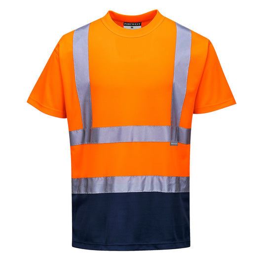 Portwest S378 Shirt – Orange/Marine – bequem & funktional