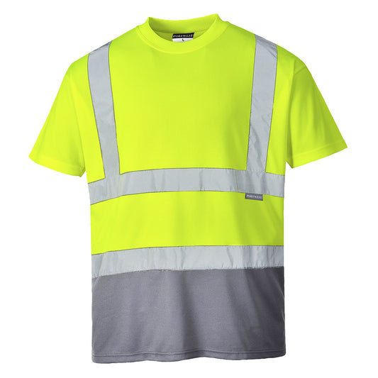 Portwest S378 Shirt – Gelb/Grau – bequem & funktional