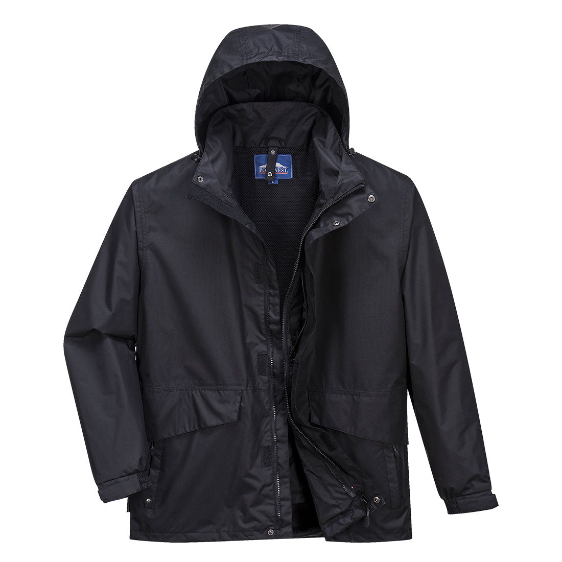 Portwest S507 Arbeitsjacke – Schwarz – robust & funktional