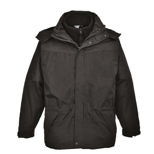 Portwest S570 Arbeitsjacke – Schwarz – robust & funktional