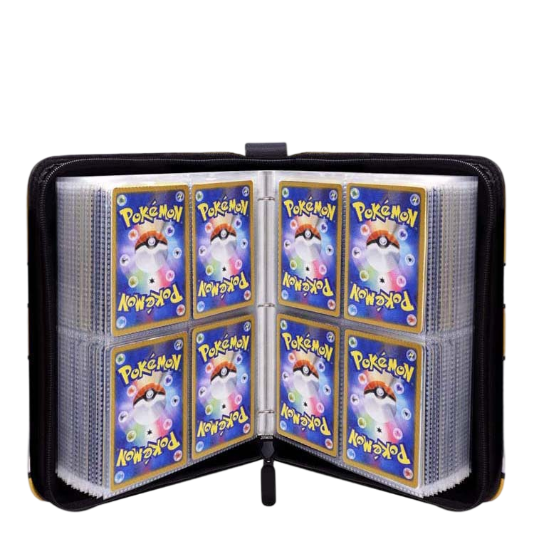 Pokemon Card Case, 50 Pages, Can Insert 400pcs s, Portable, Waterproof, Zipper, Birthday Gift, Game Battle,  Storage,toy