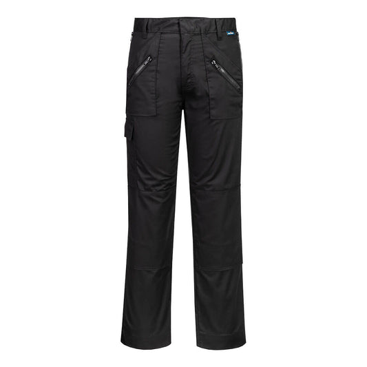 Portwest S905 Hose – Schwarz – strapazierfähige Arbeitshose