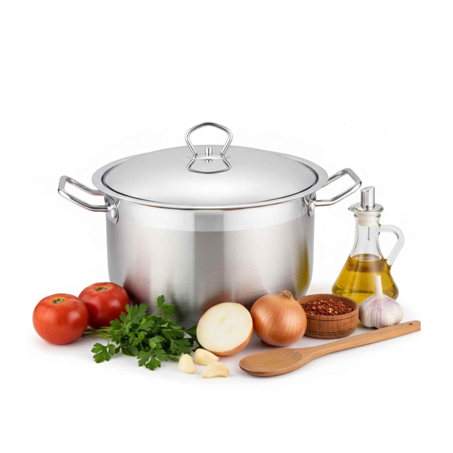 SS36SH XXL Edelstahl Kochtopf Induktion Ø36cm Topf Deckel Suppentopf 19L