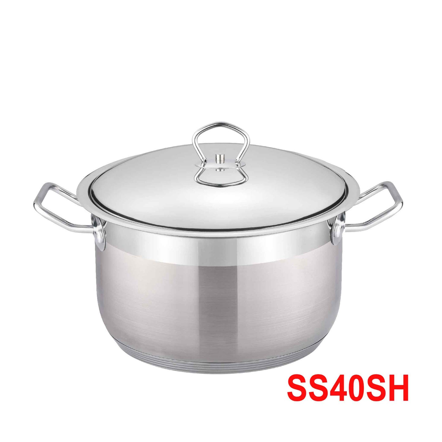 SS40SH XXL Edelstahl Kochtopf Induktion Ø40cm Topf Deckel Suppentopf 26L
