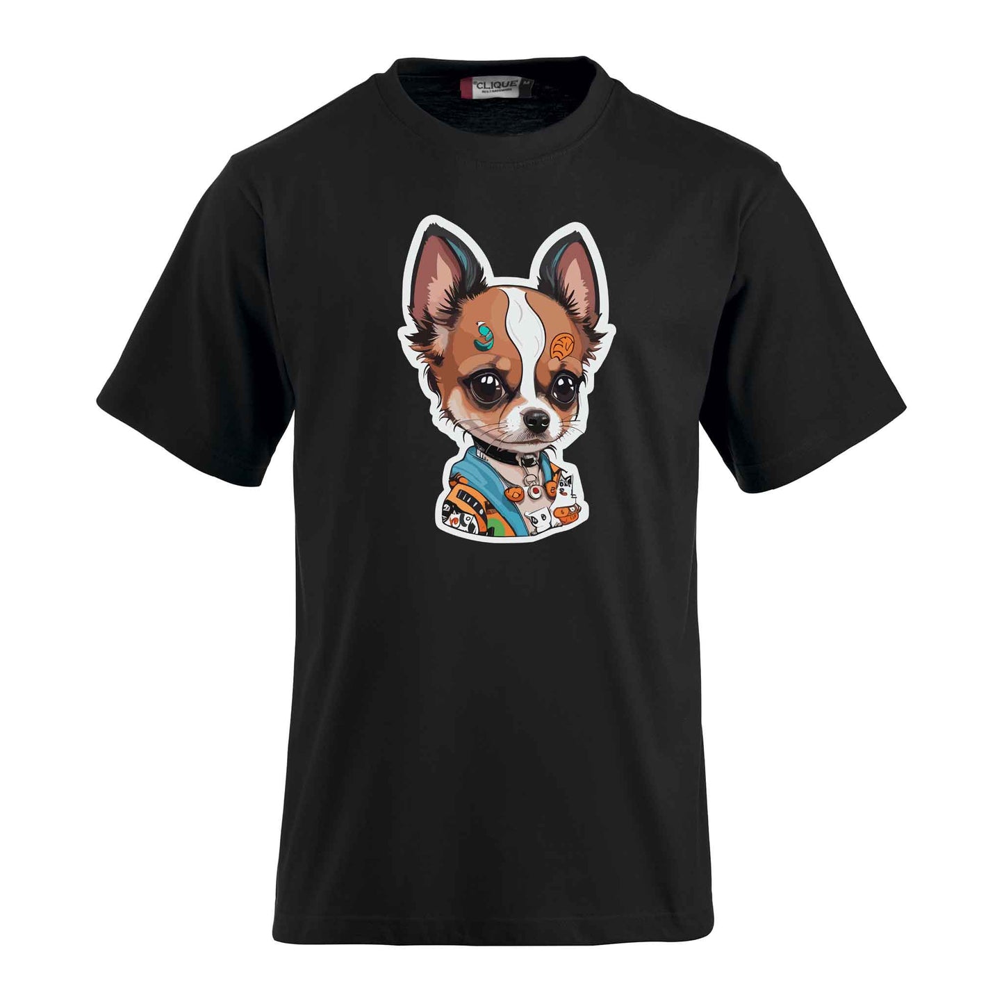 T-Shirt mit Design Nr17 – Hochwertiger Druck, kleiner Hund, ideal für Tierfreunde