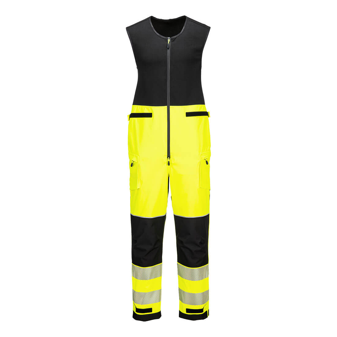 Portwest T150 Hose – Gelb/Schwarz – strapazierfähige Arbeitshose